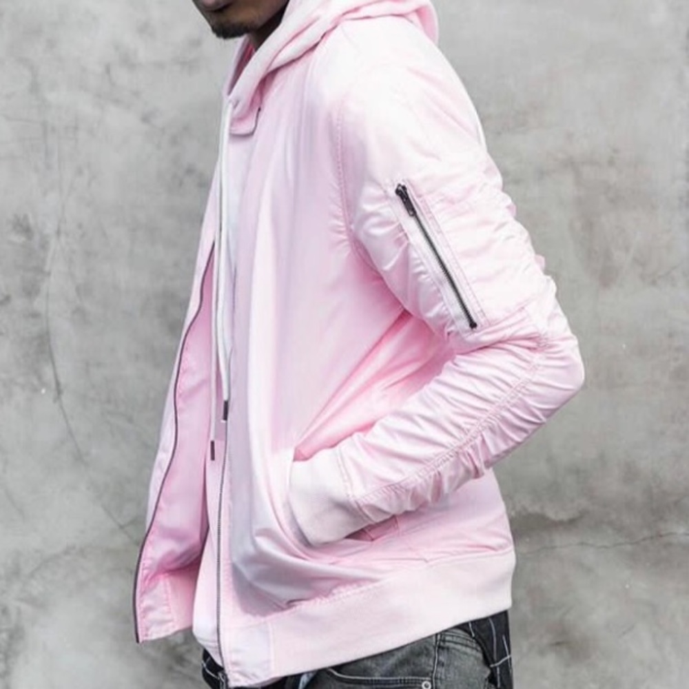 Elwood nylon lightweight bomber jacket EUC